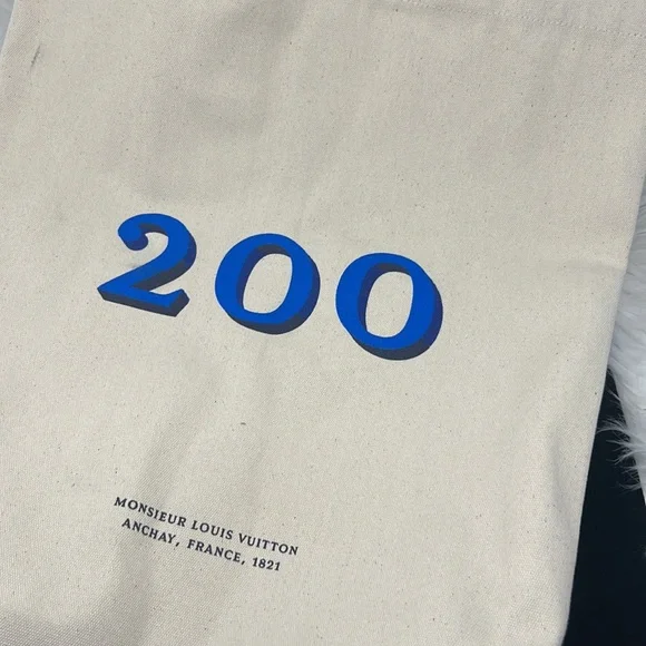 LOUIS VUITTON 200TH ANNIVERSARY TRUNKS EXHIBITION CANVAS TOTE BAG